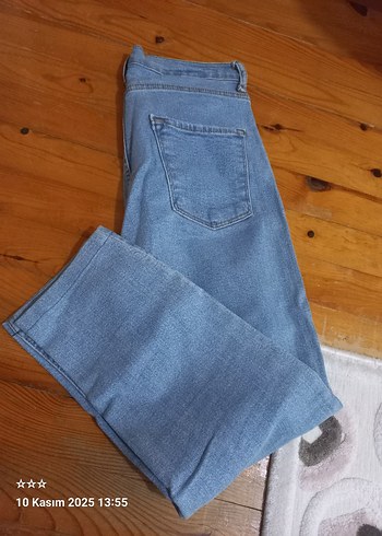 Mavi Regular Fit Midi Boy Kadın Kot Pantolon - Görsel 2
