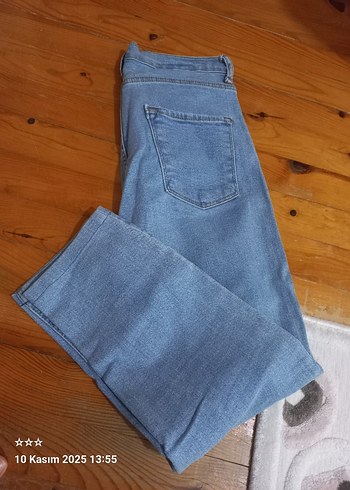 Mavi Regular Fit Midi Boy Kadın Kot Pantolon - Görsel 3