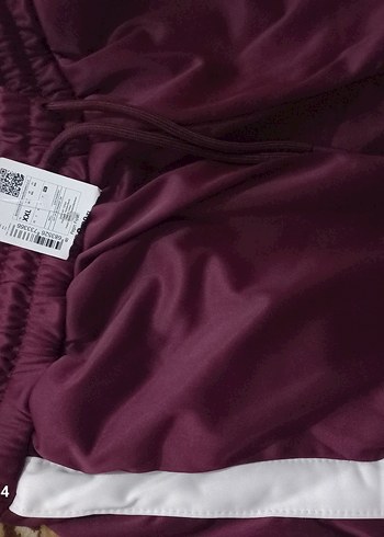 Bordo Bol Kesim Kadın Eşofman Altı - Görsel 3