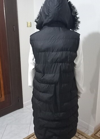 Uzun şisme yelek - Görsel 6