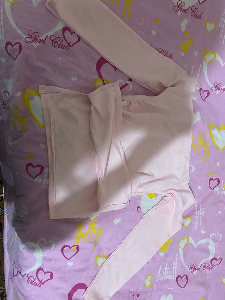 Pembe Drapeli Straplez Hamile Bluzu - Görsel 3