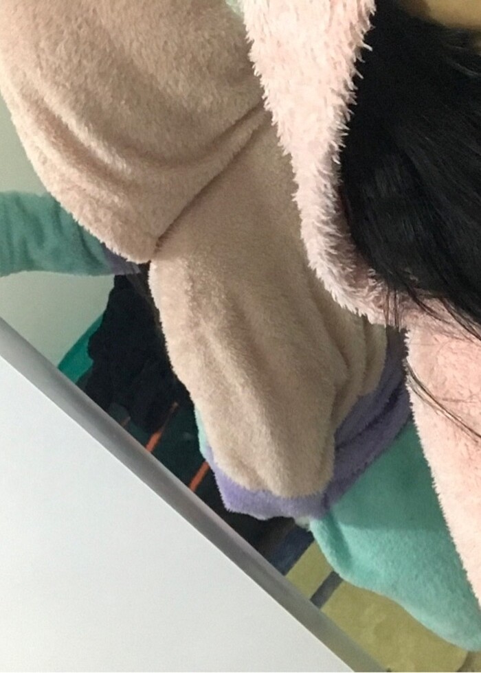 peluş hırka - Görsel 2