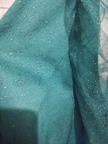 Simli Tüllü Abiye - Görsel 8