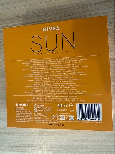 Nivea Nivea Sun Parfüm
