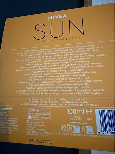 Nivea Nivea Sun Parfüm