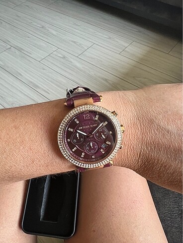  Beden bordo Renk Micheal Kors Bayan Kol saati
