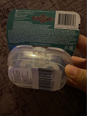 Beden mavi Renk Philips soothie