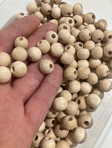 Ahşap boncuk 12 mm