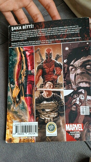  Beden Renk Çizgi roman Deadpool Marvel 