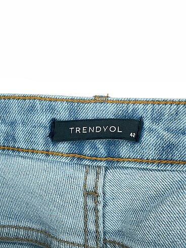 42 Beden mavi Renk Trendyol & Milla Jean / Kot %70 İndirimli.