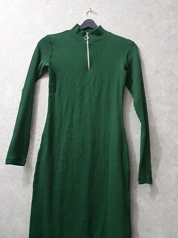 m Beden Yeşil elbise 