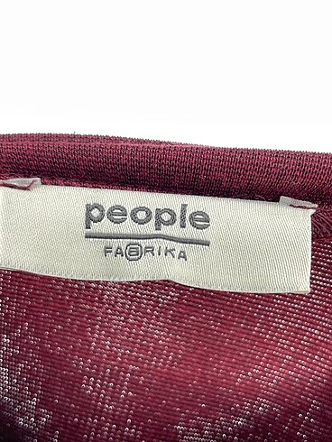 l Beden bordo Renk Fabrika Uzun Elbise %70 İndirimli.