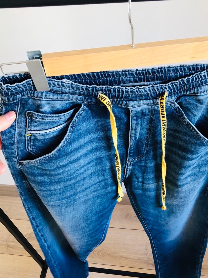 Mavi marka Sarı Bağcıklı Rahat Kesim erkek Pantolon - Görsel 2