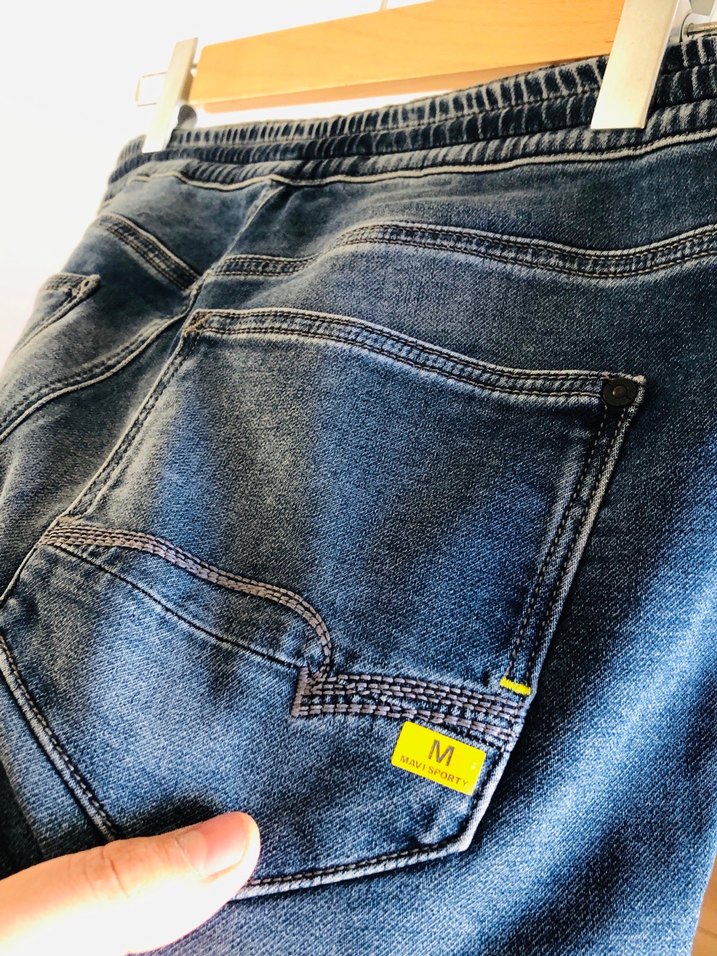 Mavi marka Sarı Bağcıklı Rahat Kesim erkek Pantolon - Görsel 4