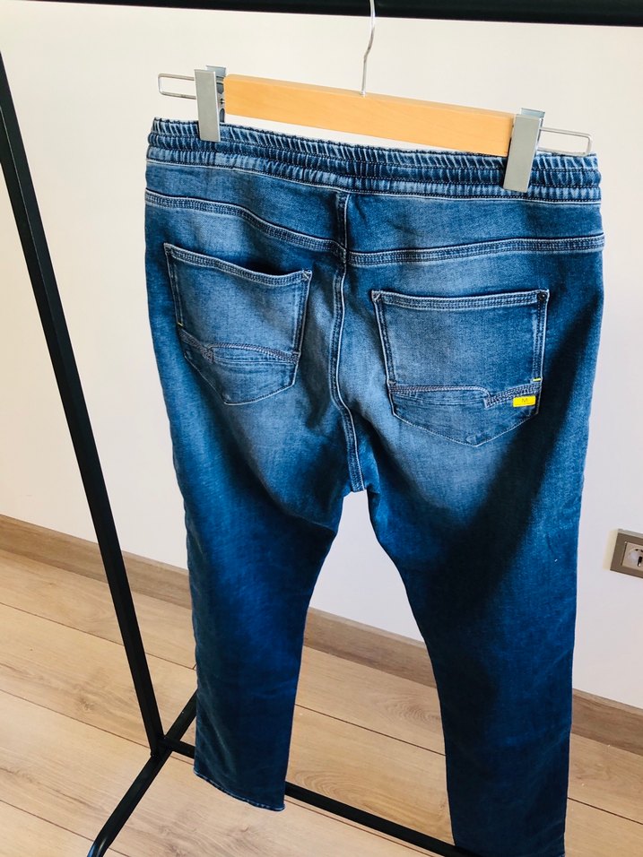 Mavi marka Sarı Bağcıklı Rahat Kesim erkek Pantolon - Görsel 3