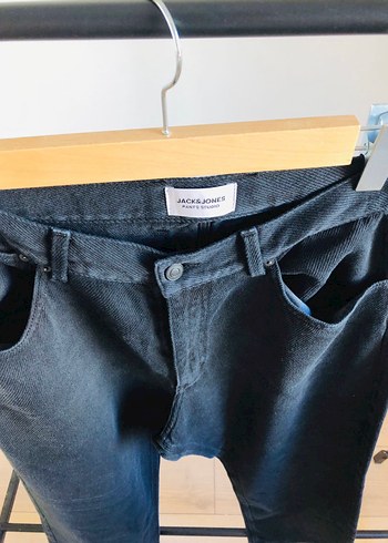 Siyah Regular Fit erkek Midi Kot Pantolon - Görsel 2