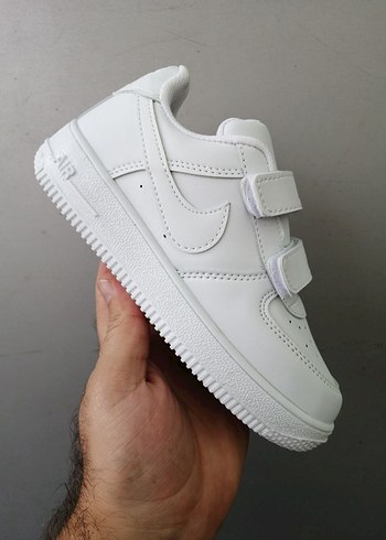Beyaz Erkek Çocuk Spor Ayakkabı Velcro