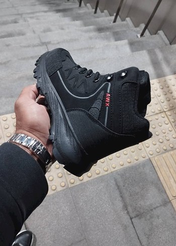 Siyah Bağcıklı Erkek Outdoor Spor Botu - Görsel 4