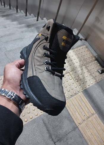 Kahverengi Kamuflaj Erkek Outdoor Botu Velcro - Görsel 4