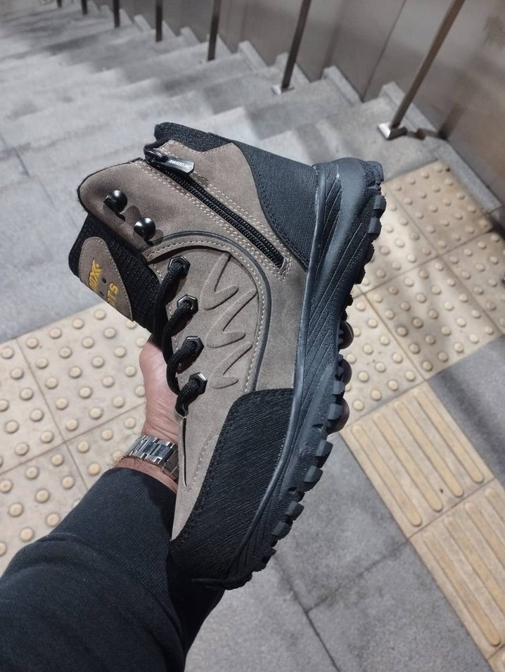 Kahverengi Kamuflaj Erkek Outdoor Botu Velcro - Görsel 2