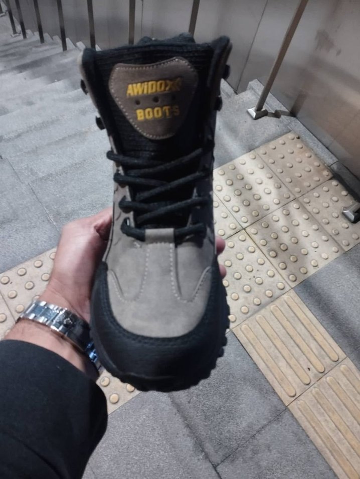 Kahverengi Kamuflaj Erkek Outdoor Botu Velcro - Görsel 5