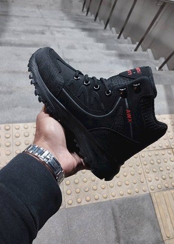 Siyah Bağcıklı Erkek Outdoor Spor Botu - Görsel 2