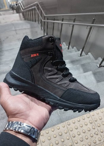 Gri Erkek Outdoor Bağcıklı Bot - Görsel 3