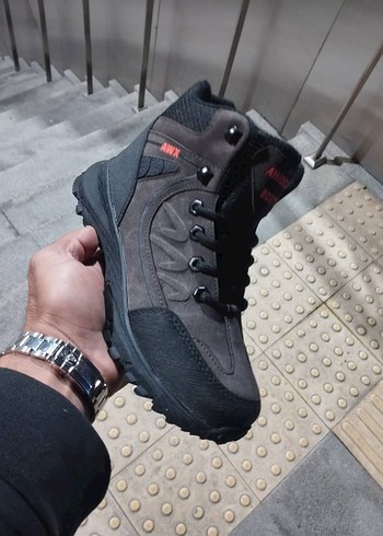 Gri Erkek Outdoor Bağcıklı Bot - Görsel 6