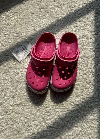 37 Beden Crocs bayan çocuk terlik Orjinal bez torbalı 36 40 arası numar