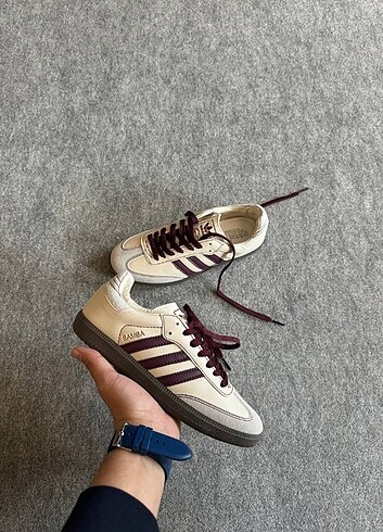 Samba yeni model Bejj Bordo 36-40 arası Kutulu etiketli barko
