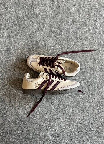 Adidas Samba yeni model Bejj Bordo 36-40 arası Kutulu etiketli barko