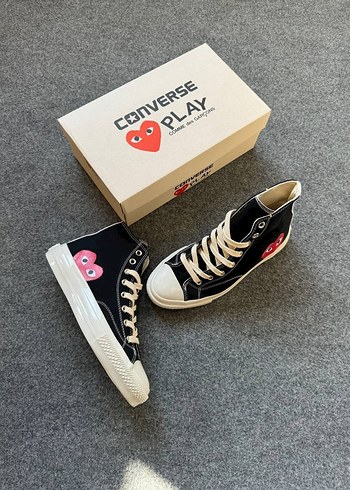 Converse Converse Play Platform Topuklu Siyah Spor Ayakkabı