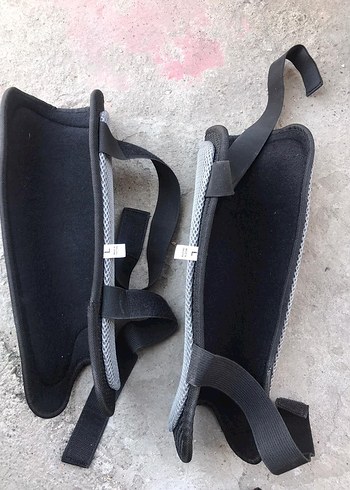 Gri Motosiklet Diz Koruyucu Velcro Bantlı Dizlik - Görsel 4