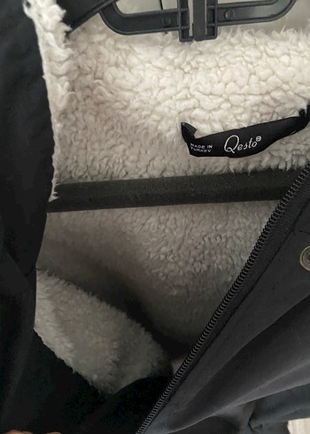 Siyah Kemerli Midi Street Wear Kadın Mont - Görsel 3