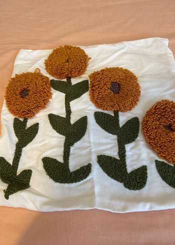 Bohem Tarzı İşlemeli punch Dekoratif Yastık Kılıfı - Görsel 3