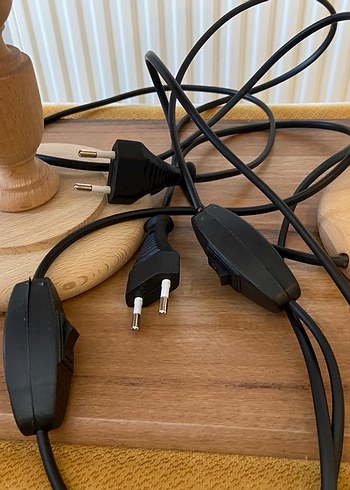 Bej Hasır Abajur 2'li Set - Görsel 5