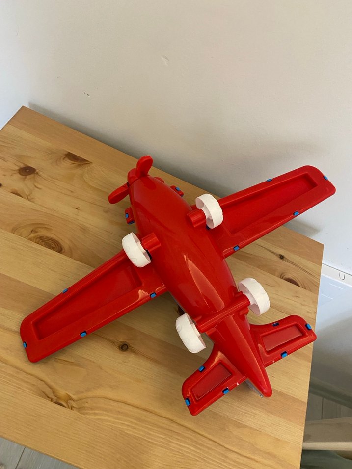 Mavi Plastik Oyuncak Uçak - Görsel 3