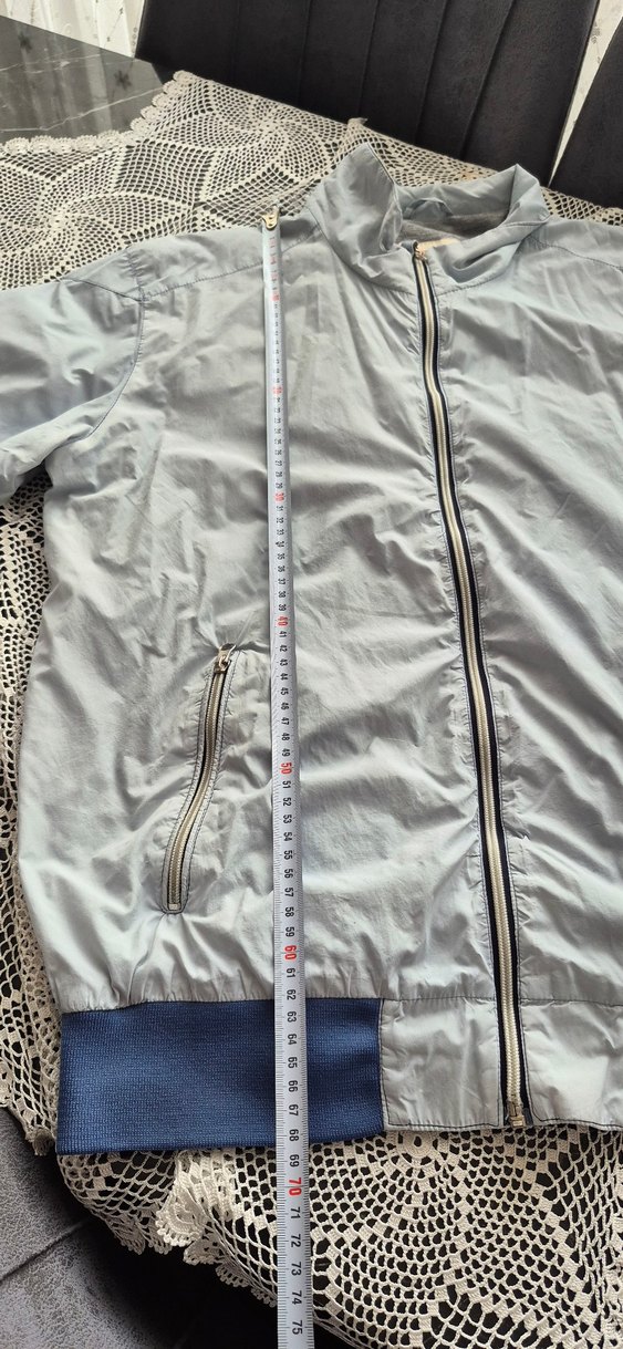 acık mavi Erkek Uzun Kollu Ceket - Görsel 5