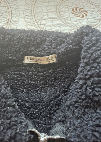 Kürklü Siyah Mini Deri Ceket - Görsel 8