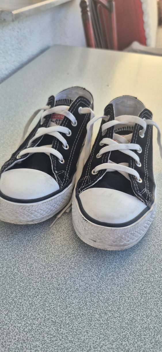 Siyah Beyaz Bağcıklı Kadın Spor Ayakkabı - Görsel 5