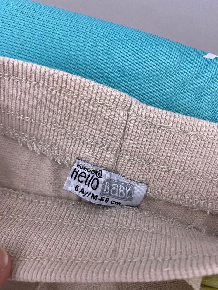 Erkek Çocuk Yeşil Pamuklu Rahat Kesim Eşofman ikili - Görsel 2