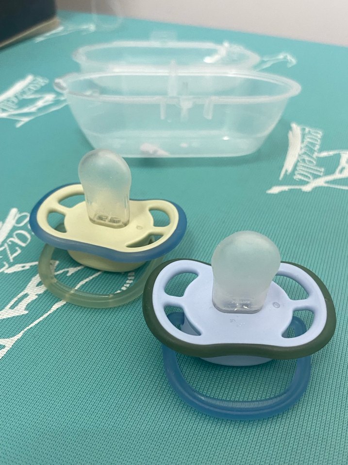 Pastel Mavi Bebek Emziği Seti philips - Görsel 2