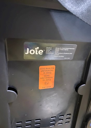 Joie Gri Çocuk Oto Koltuğu - Görsel 9