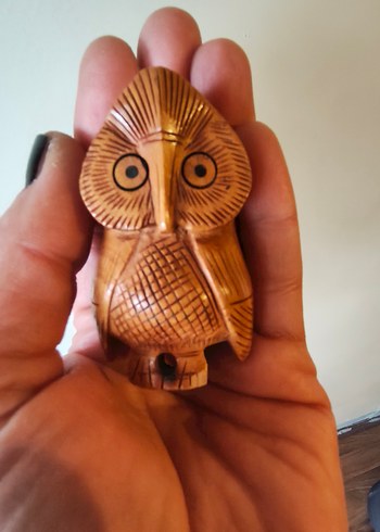 Ahşap Baykuş tütsülük - Görsel 2