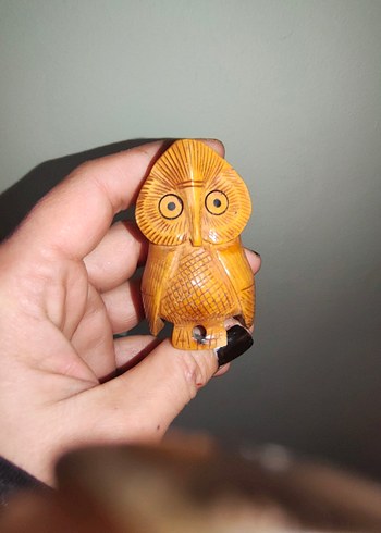 Ahşap Baykuş tütsülük - Görsel 3