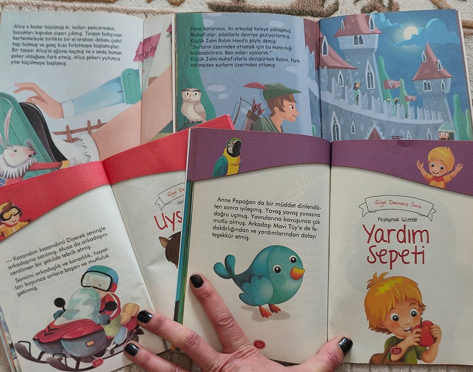 Çocuklar için Eğlenceli Masal Kitapları Seti - Görsel 2