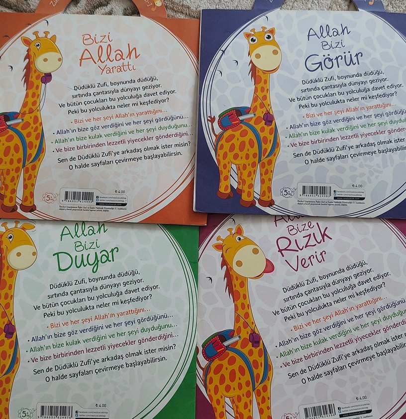 Çocuklar için Allah Temalı Kitap Seti - Görsel 3