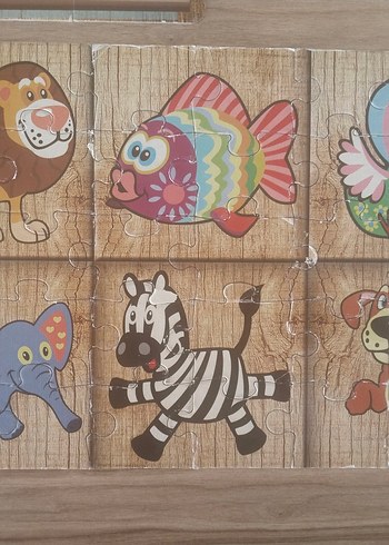 harika kanatlar, arı maya ve cesitli hayvan figürlü puzzlelar - Görsel 6