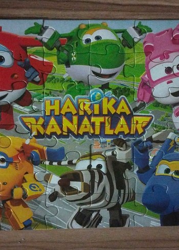 harika kanatlar, arı maya ve cesitli hayvan figürlü puzzlelar - Görsel 7