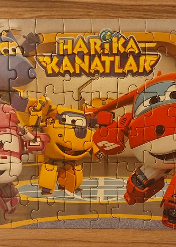  Beden harika kanatlar, arı maya ve cesitli hayvan figürlü puzzlelar